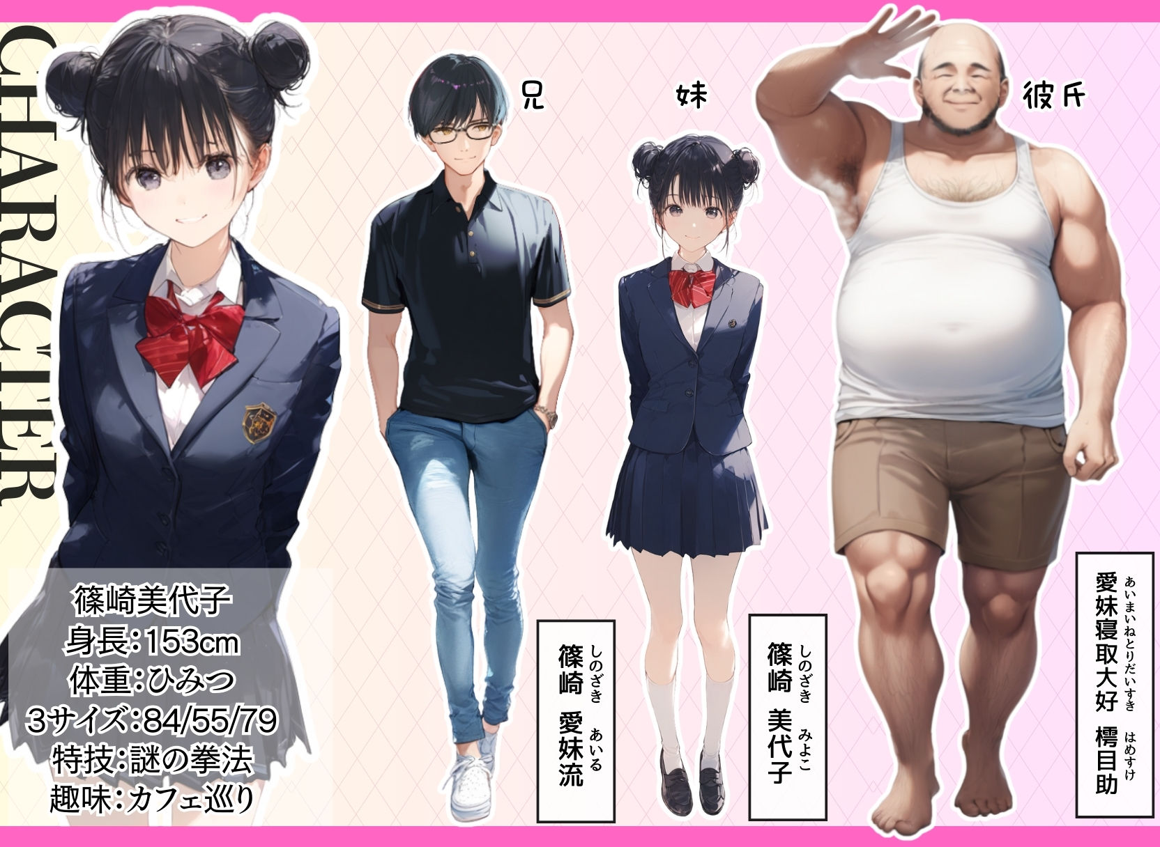 世界一かわいい俺の妹が突然連れてきた彼氏(おじさん)と超特濃種付けセックスをしていた件 画像1