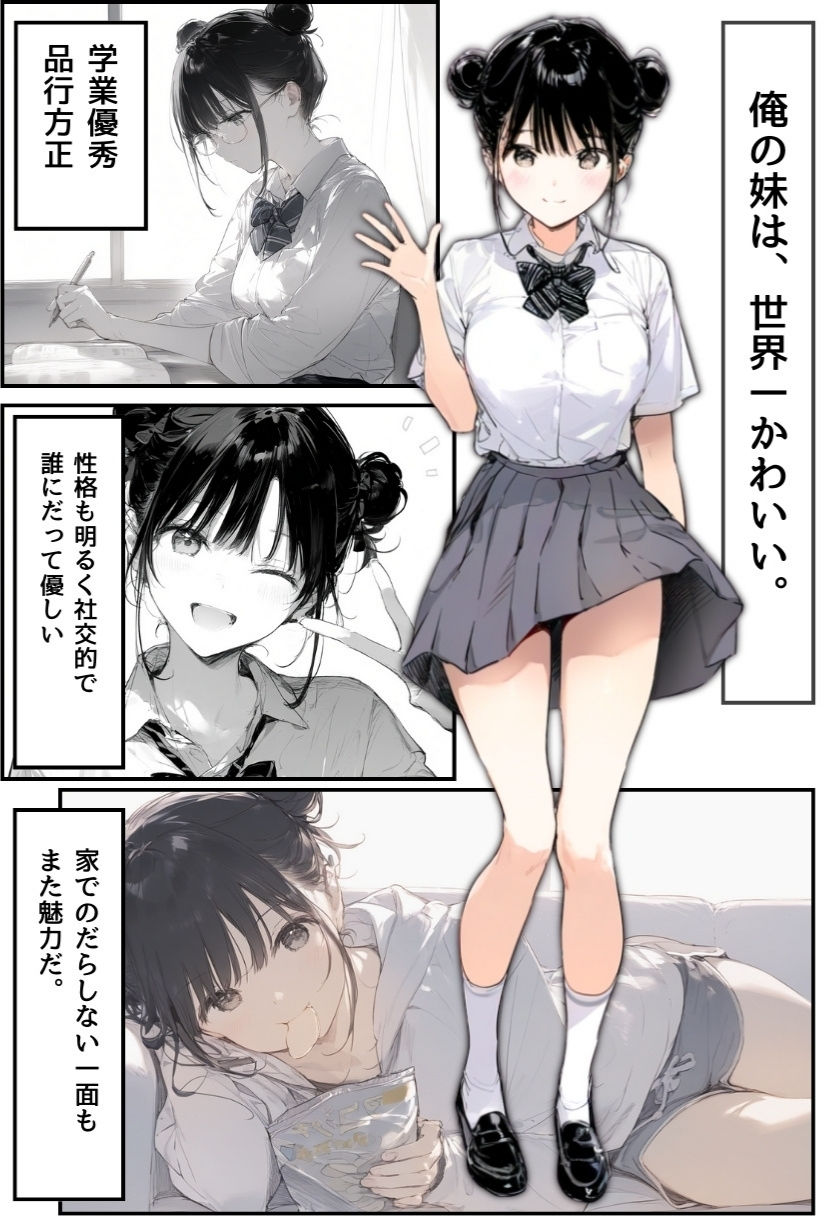 世界一かわいい俺の妹が突然連れてきた彼氏(おじさん)と超特濃種付けセックスをしていた件 画像2