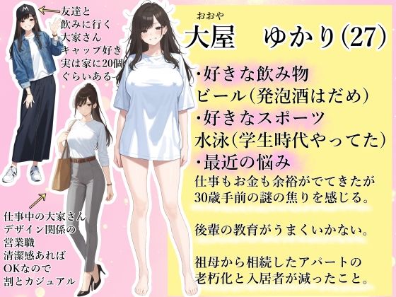 チン体契約 欲求不満限界アラサー大家にチンポを請求される 画像1