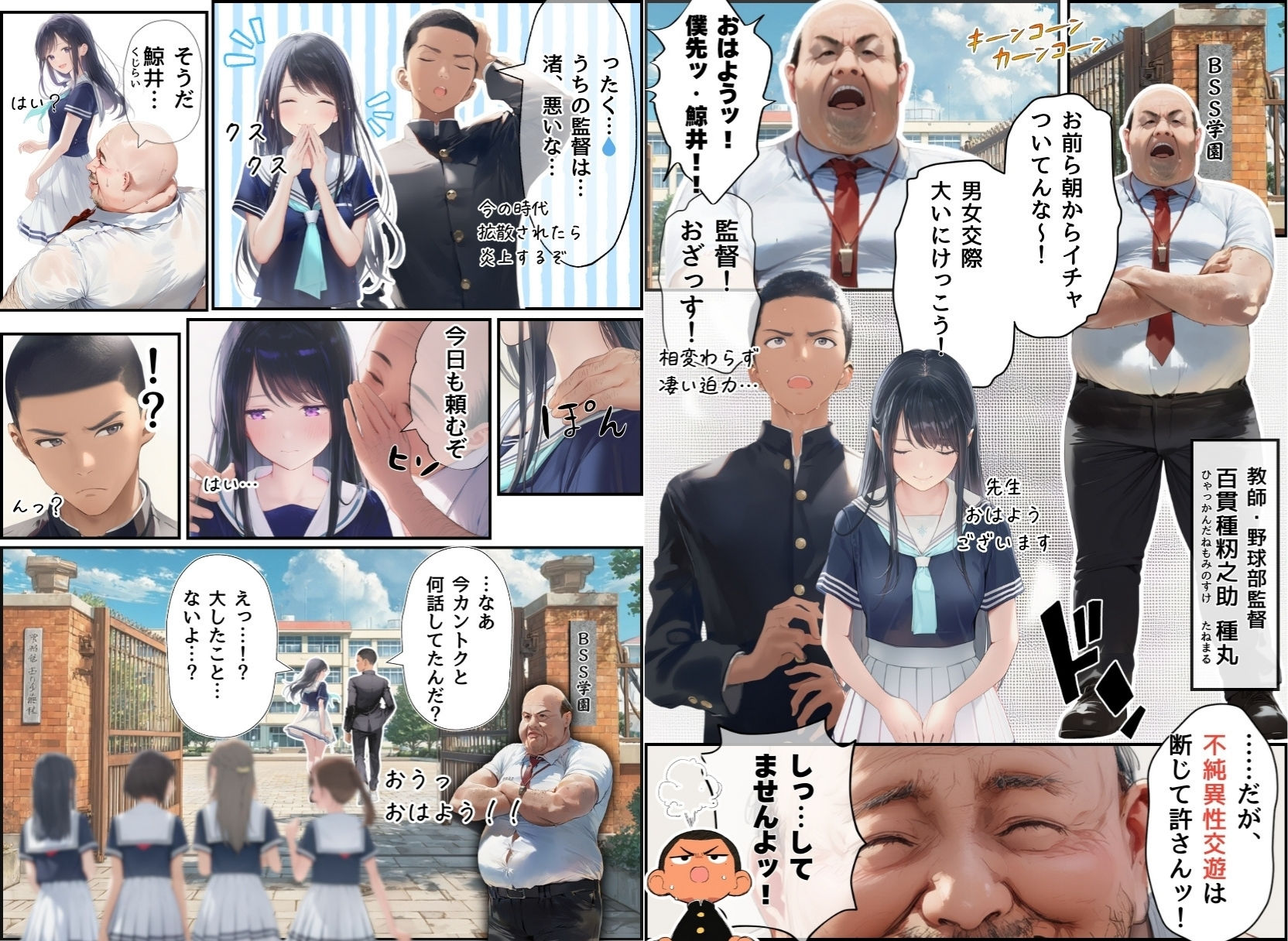 想いを寄せていた幼馴染みが中年メタボ教師(BMI40)と肉体関係だった件 画像3