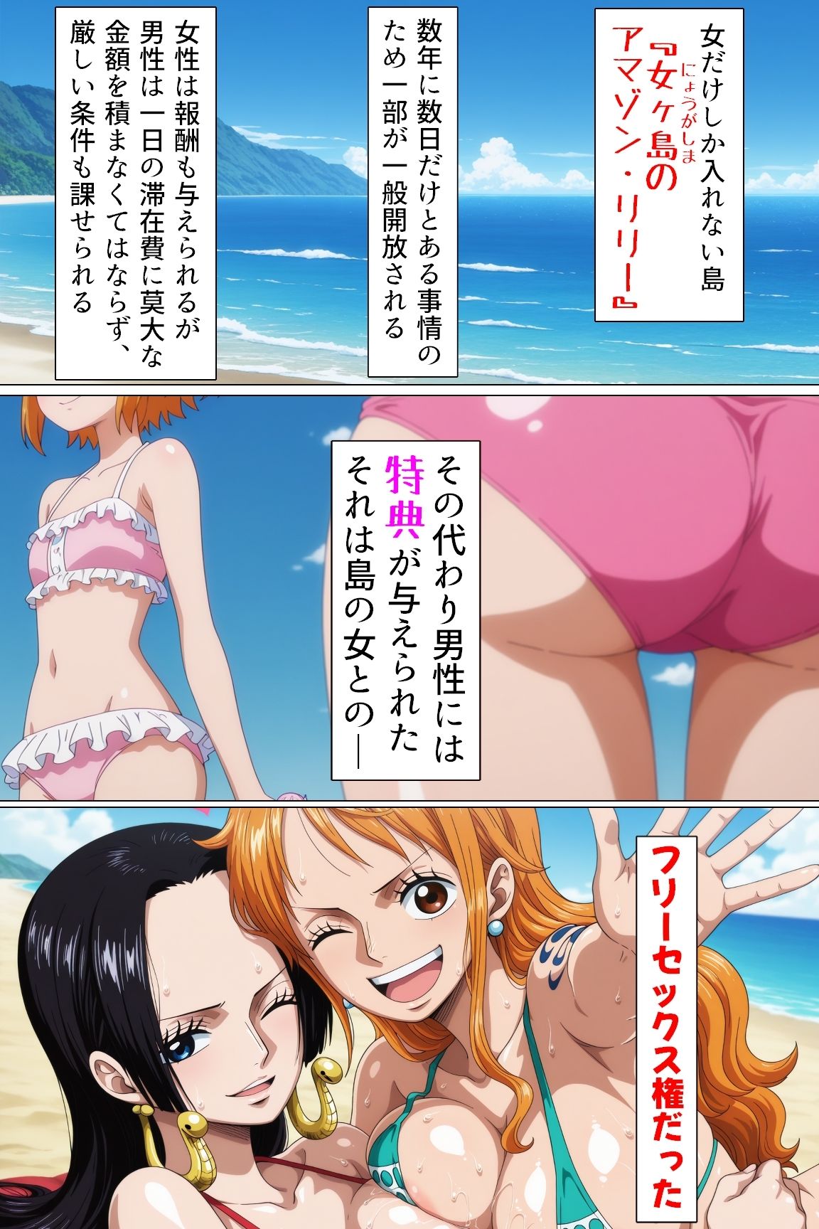 女海賊たちの初めての白濁3 画像1