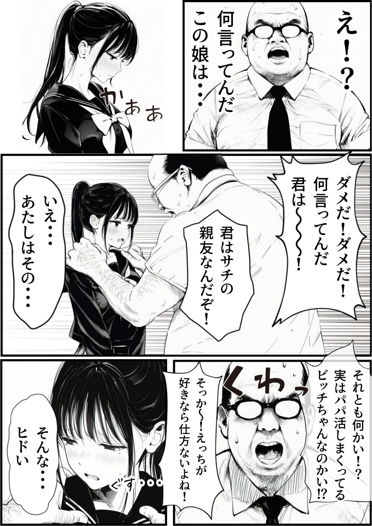 セックスしないと出られない部屋に娘の親友と閉じ込められたんだが・・・ 画像4