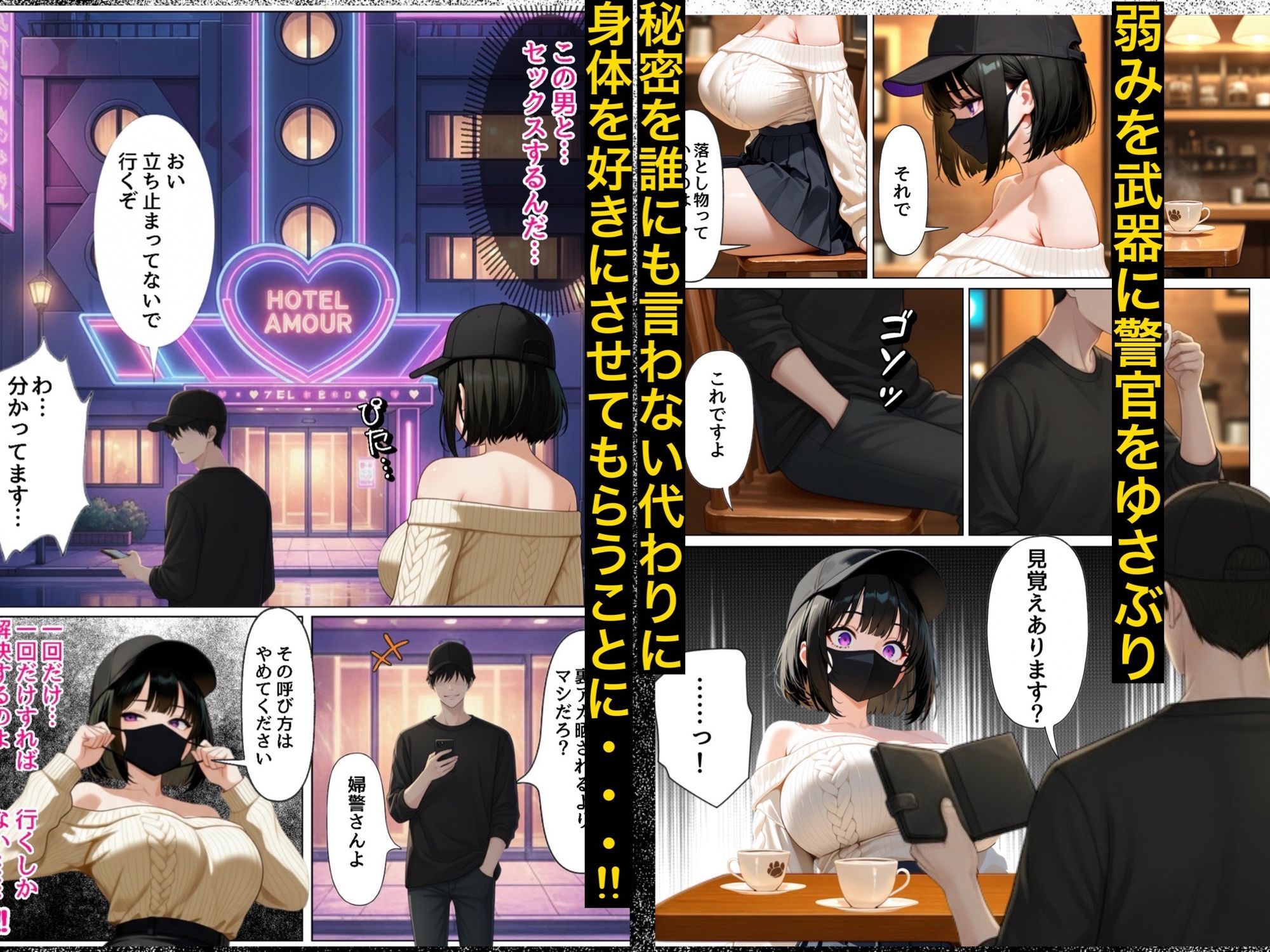 強気な裏アカ警察官、潮だくセックスで二か月後に分からされる話 画像4