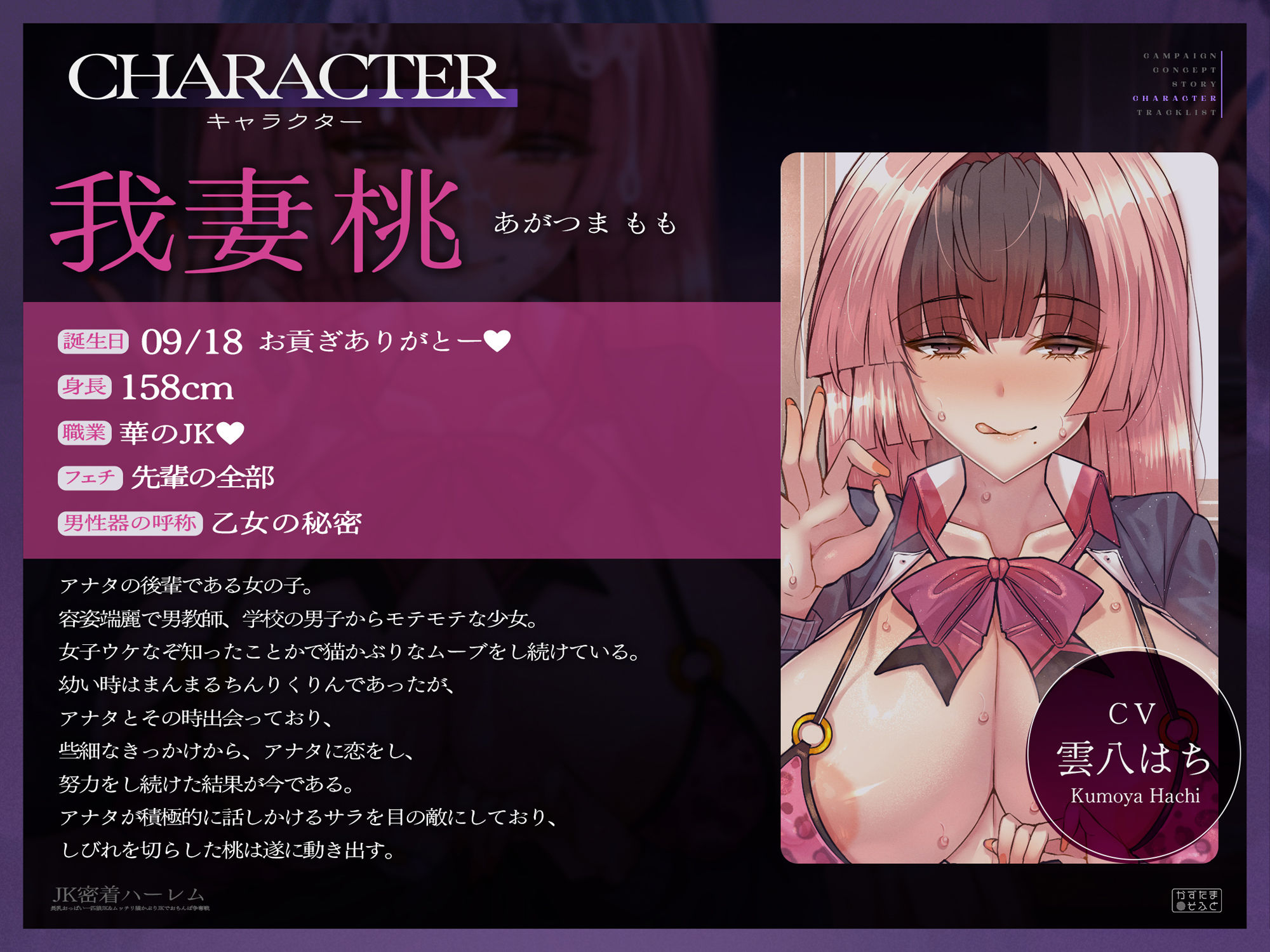 【密着フォーリーサウンド/ドスケベ事後差分イラスト】JK密着ハーレム〜長乳おっぱい一匹狼JK&ムッチリ猫かぶりJKでおちんぽ争奪戦〜【KU100】 画像4