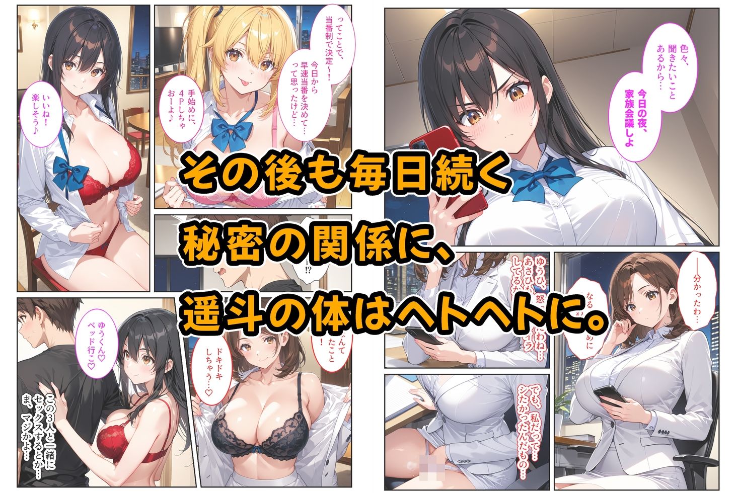 養子になったら爆乳義母と双子義妹に誘惑されて中出しセックスしています!〜母娘ハーレム編〜 画像7