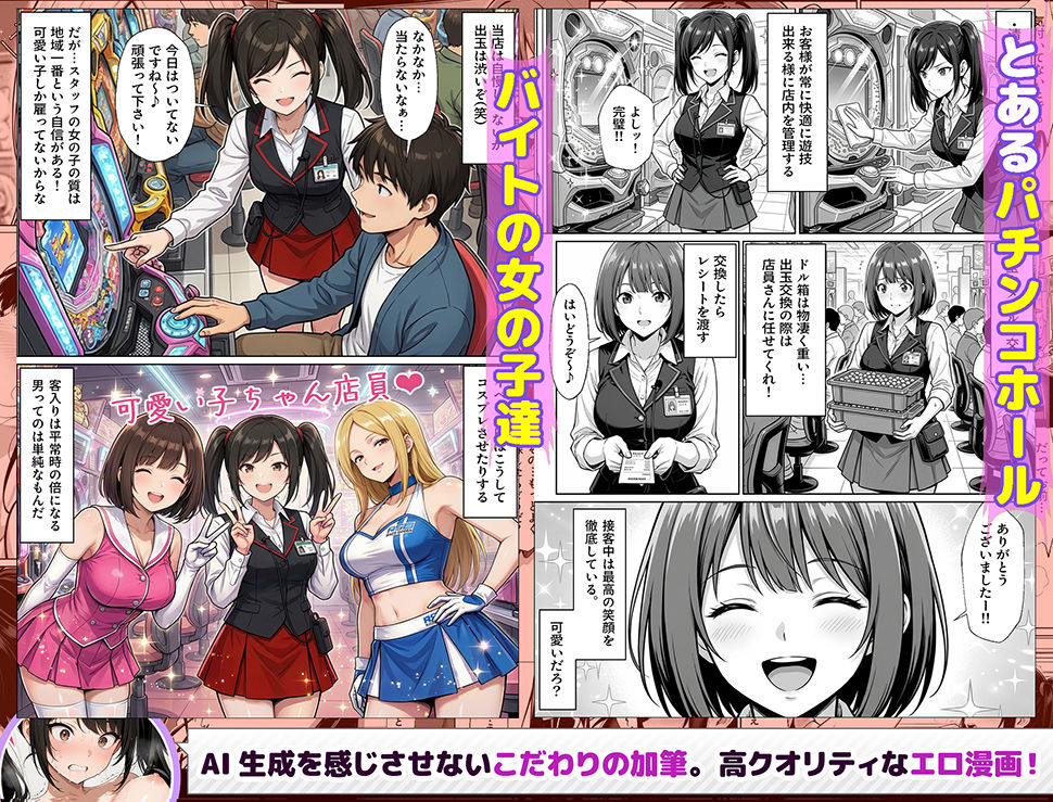 パチンコ店長の俺。女子スタッフのシコい足で毎日脳汁出してたらイチャラブSEXする事になった!〜ただし時々殴られる〜 画像3