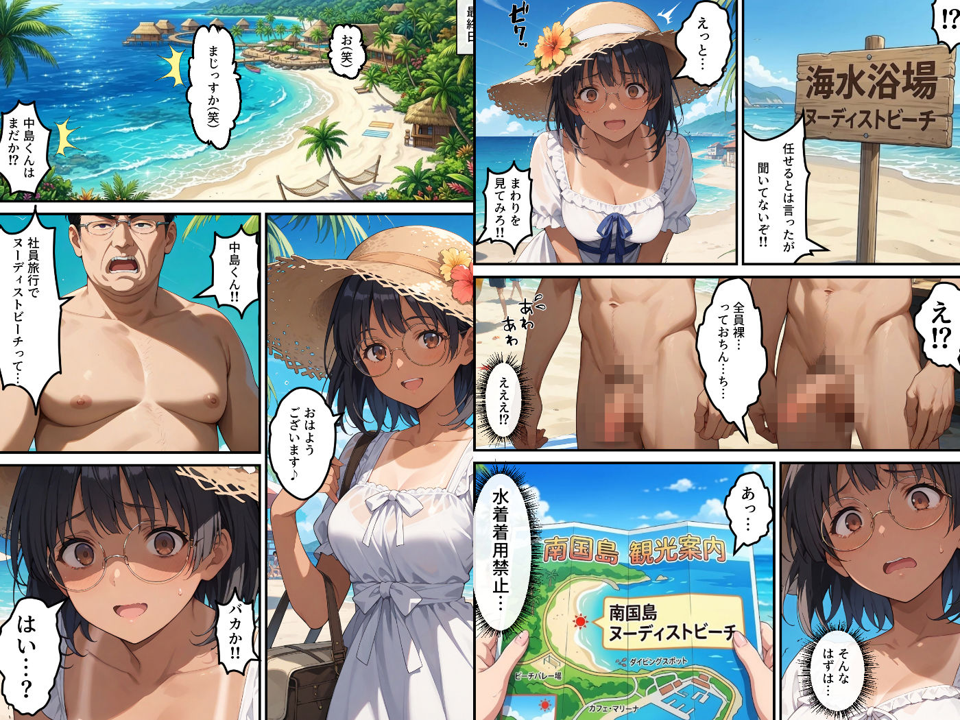 社員旅行でヌーディストビーチってバカなのか!?ー完璧新人ちゃんの失敗プラン! 画像5